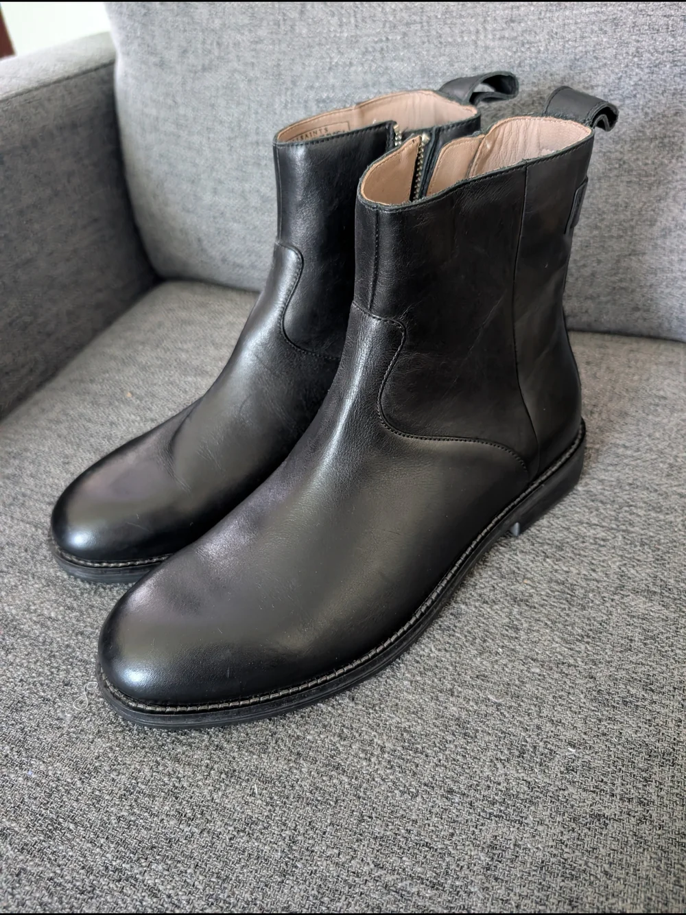 ALLSAINTS  hollow zip boot